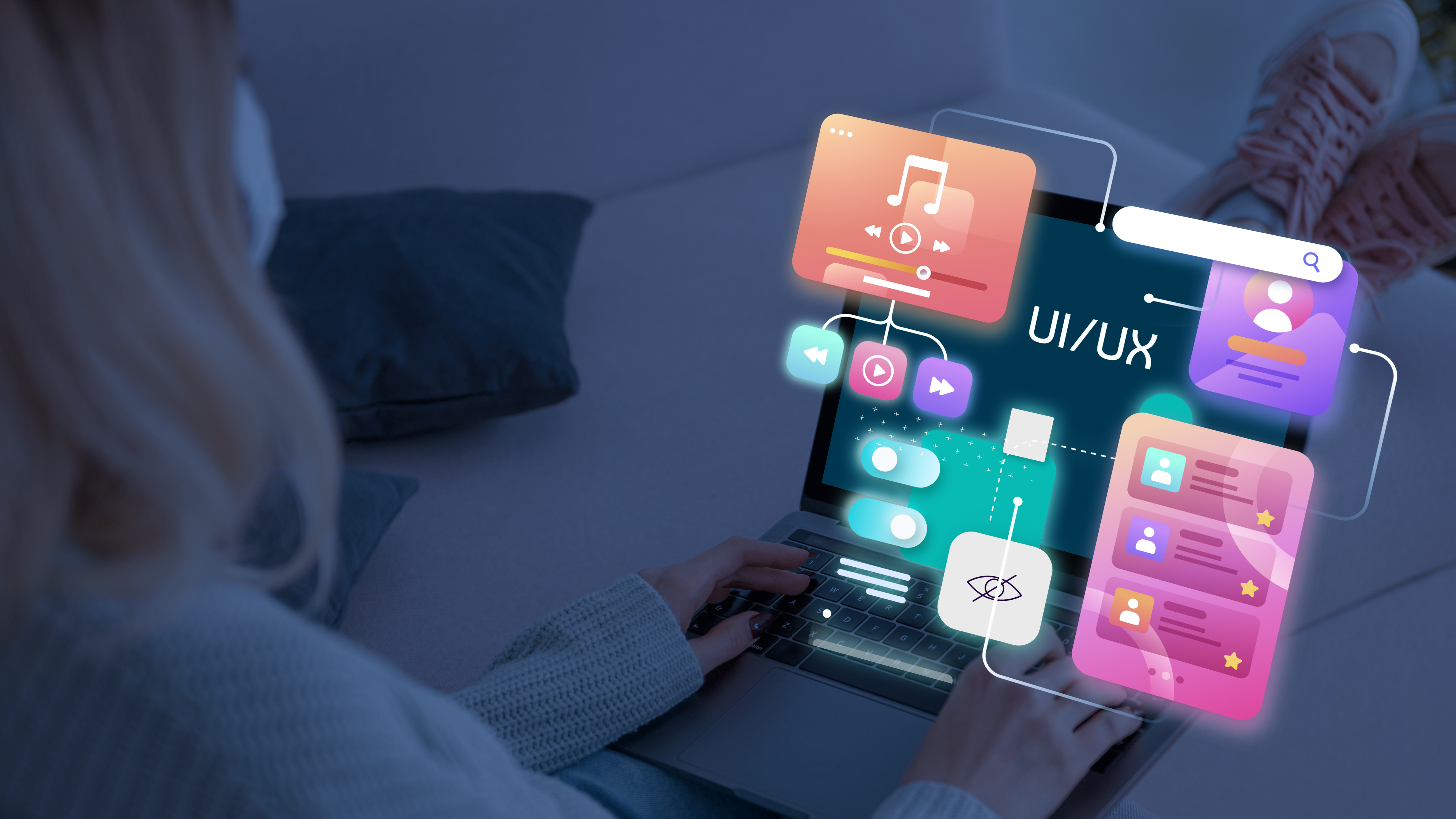 Fondo de la sección Aplicaciones Web de Axolotl Software